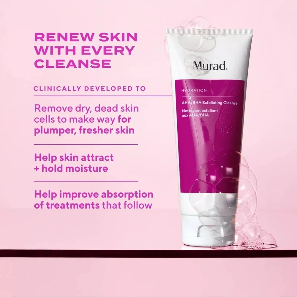 Murad Hydration AHA/BHA Exfoliating Cleanser - Picture 3 of 9